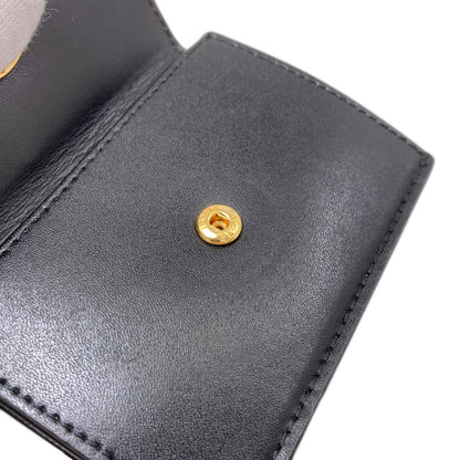 FENDI フェンディ エフ イズ フェンディ マイクロ トライフォールドウォレット 二つ折り財布（小銭入れあり） カーフ レディース 中古