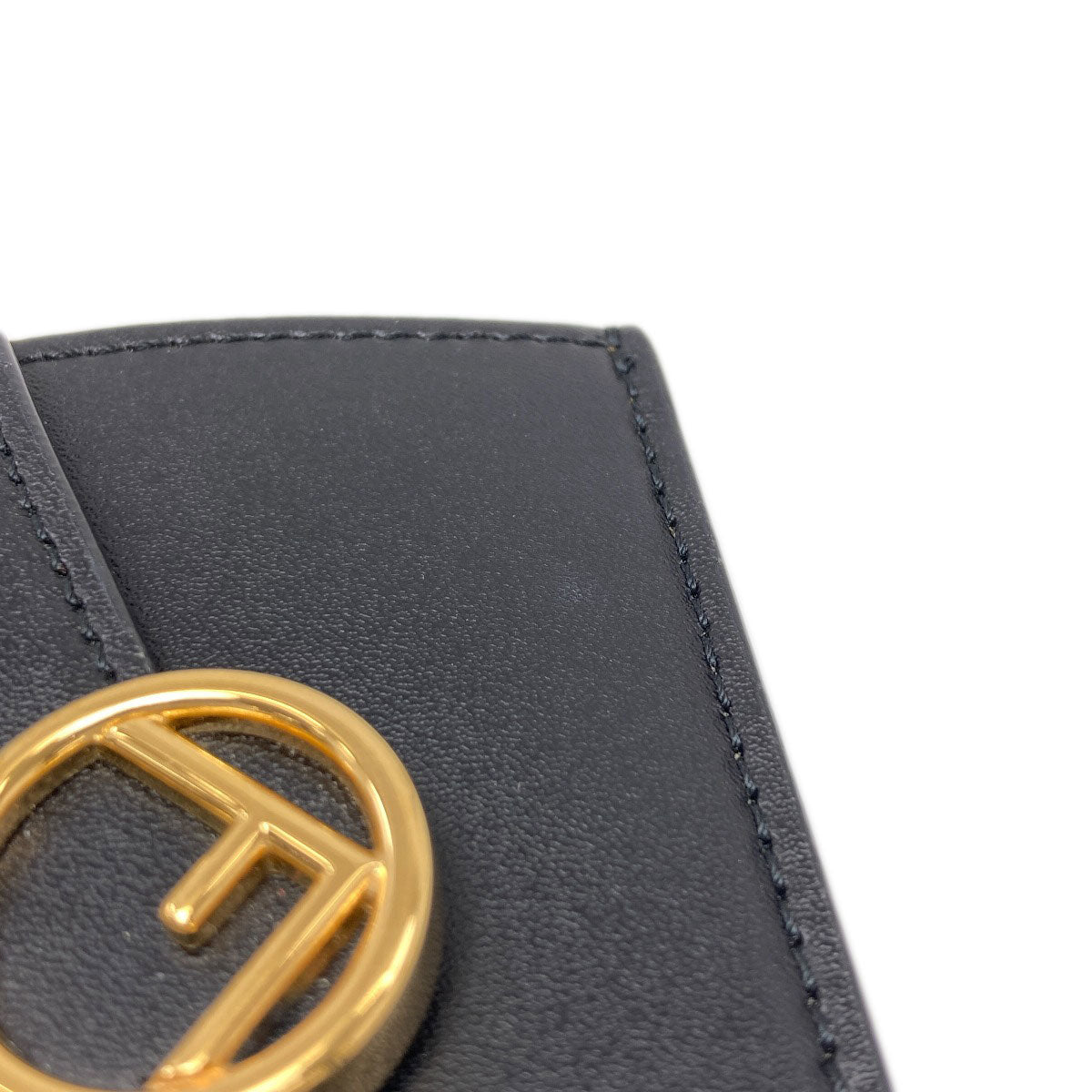 FENDI フェンディ エフ イズ フェンディ マイクロ トライフォールドウォレット 二つ折り財布（小銭入れあり） カーフ レディース 中古