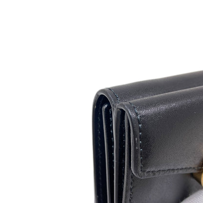 FENDI フェンディ エフ イズ フェンディ マイクロ トライフォールドウォレット 二つ折り財布（小銭入れあり） カーフ レディース 中古
