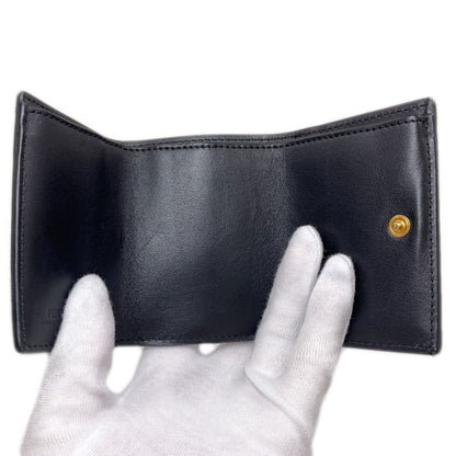 FENDI フェンディ エフ イズ フェンディ マイクロ トライフォールドウォレット 二つ折り財布（小銭入れあり） カーフ レディース 中古