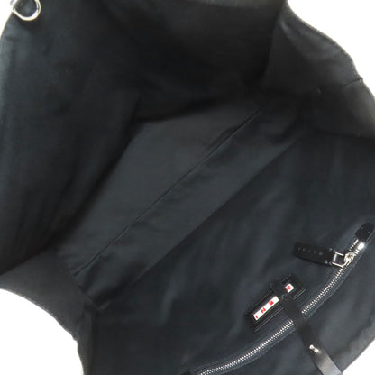 MARNI マルニ ロゴプリント 2WAY トートバッグ キャンバス レディース 中古
