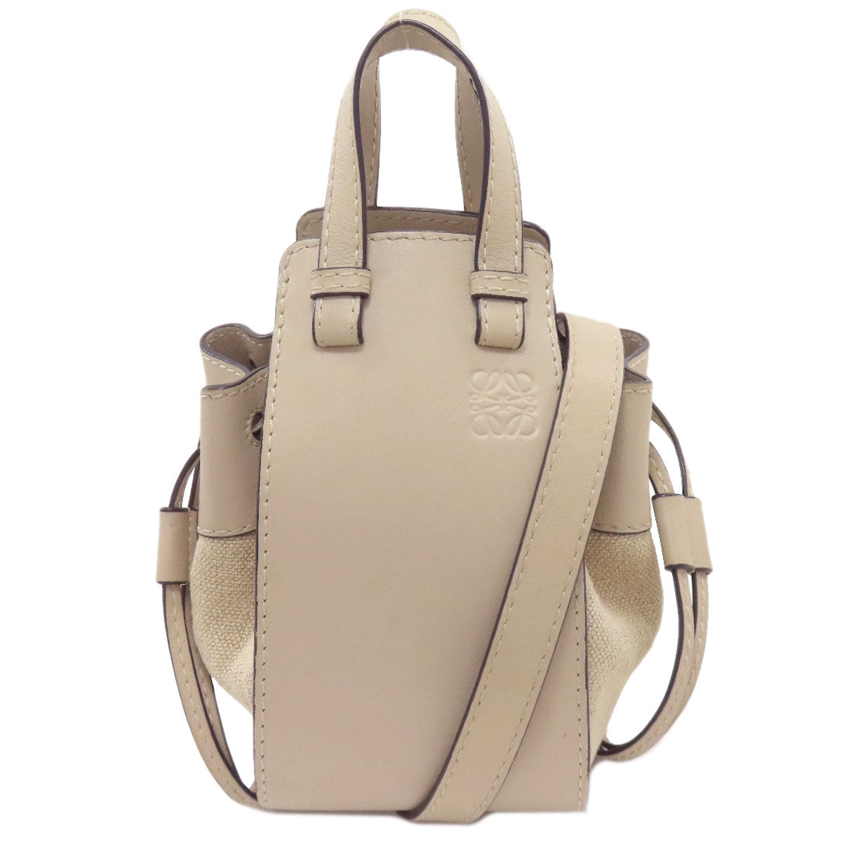 LOEWE ロエベ ハンモック ミニ 2WAY ハンドバッグ カーフ レディース 中古