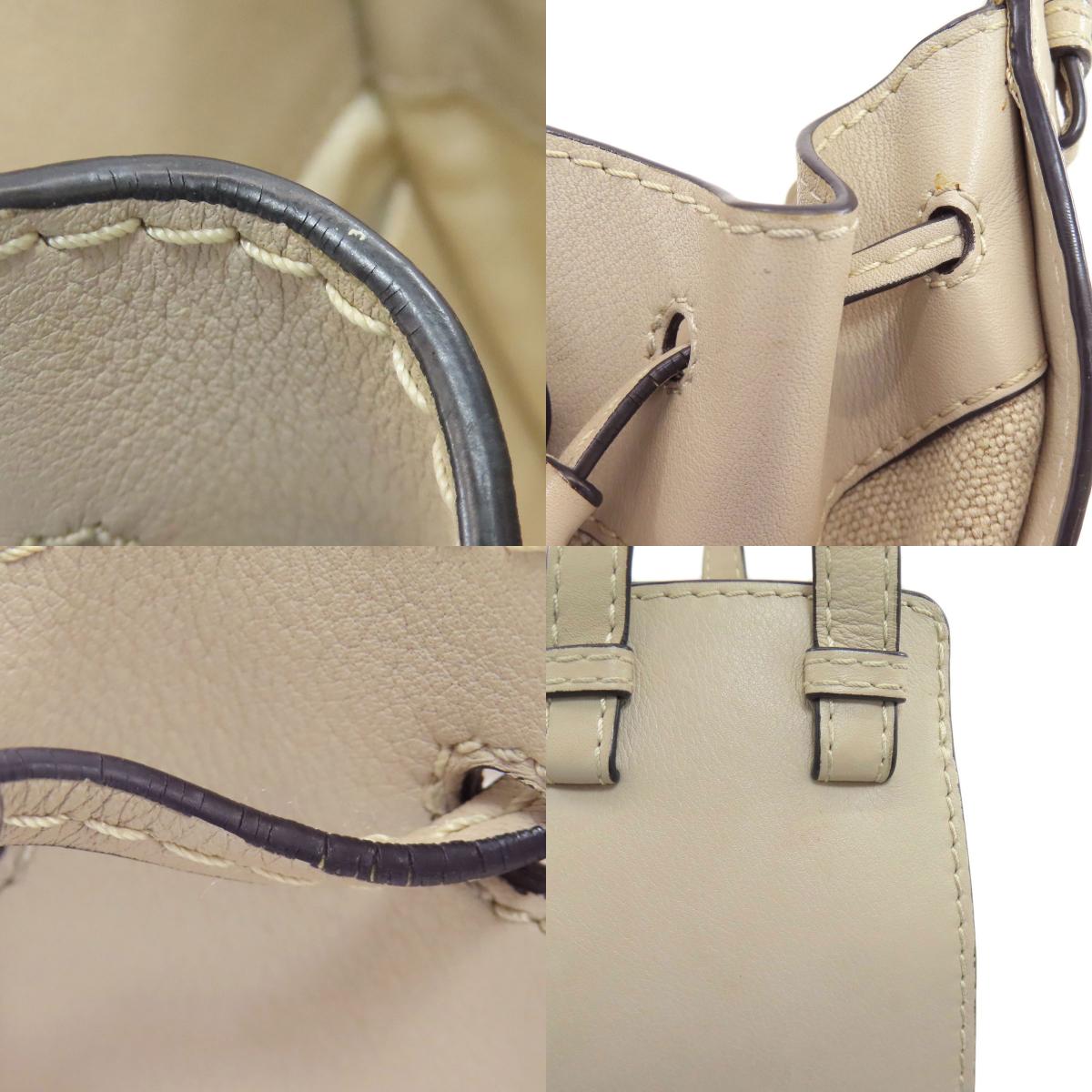 LOEWE ロエベ ハンモック ミニ 2WAY ハンドバッグ カーフ レディース 中古