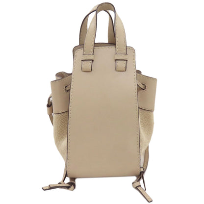LOEWE ロエベ ハンモック ミニ 2WAY ハンドバッグ カーフ レディース 中古