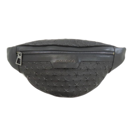 Jimmy Choo ジミーチュウ スターエンボス ボディバッグ レザー レディース 中古