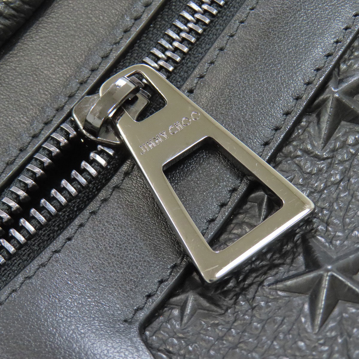 Jimmy Choo ジミーチュウ スターエンボス ボディバッグ レザー レディース 中古