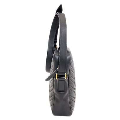 GUCCI グッチ 523365 GGマーモント ダブルG ショルダーバッグ レザー レディース 中古