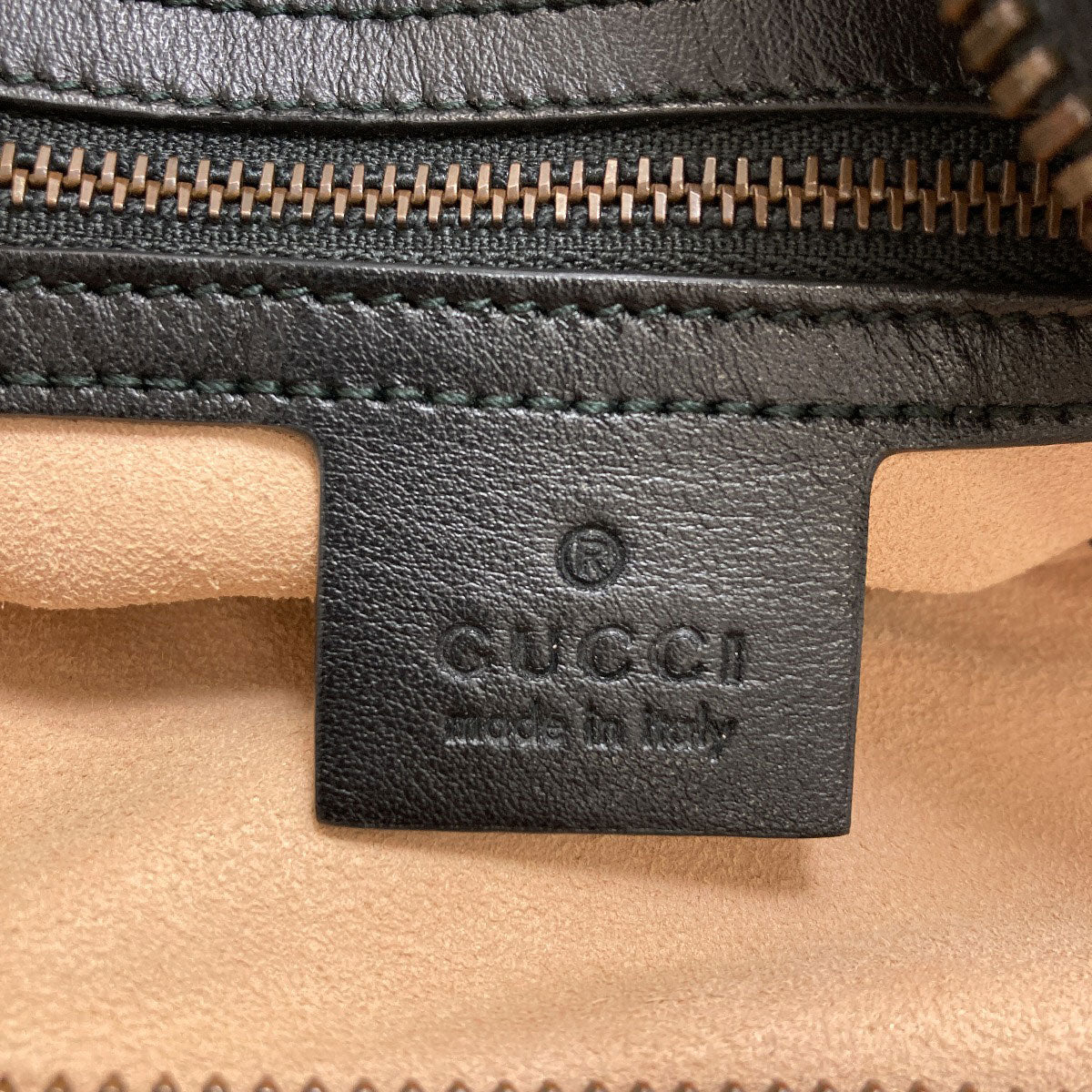 GUCCI グッチ 523365 GGマーモント ダブルG ショルダーバッグ レザー レディース 中古