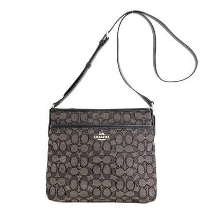 COACH コーチ CG978 シグネチャー ショルダーバッグ キャンバス レディース 中古