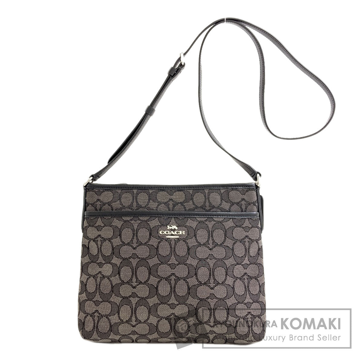COACH コーチ CG978 シグネチャー ショルダーバッグ キャンバス レディース 中古