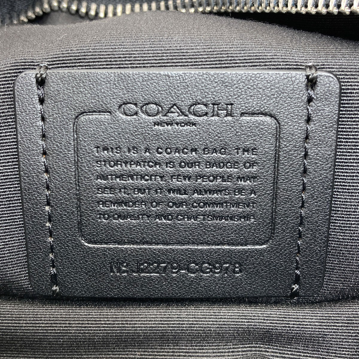 COACH コーチ CG978 シグネチャー ショルダーバッグ キャンバス レディース 中古