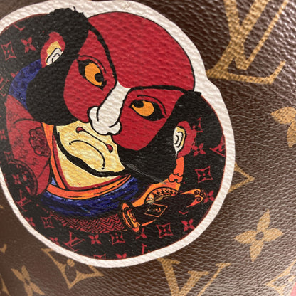ルイヴィトン M43499 ネヴァーフルMM 山本寛斎コラボ ダルマ 歌舞伎 トートバッグ 中古 商品画像15
