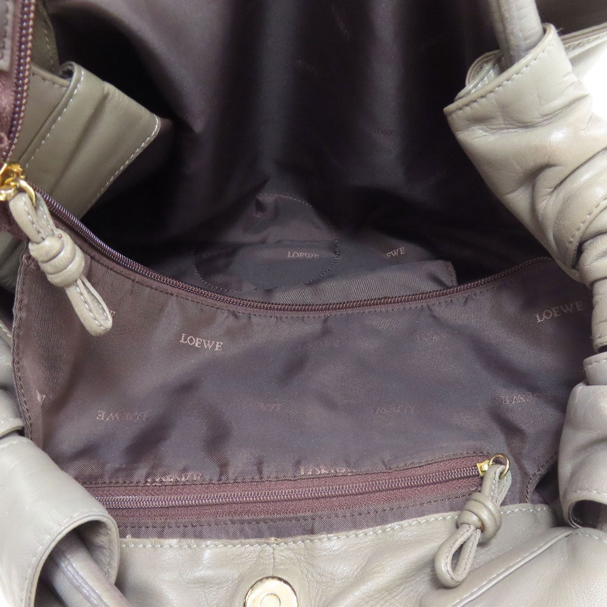 LOEWE ロエベ ナッパアイレ ハンドバッグ カーフ レディース 中古