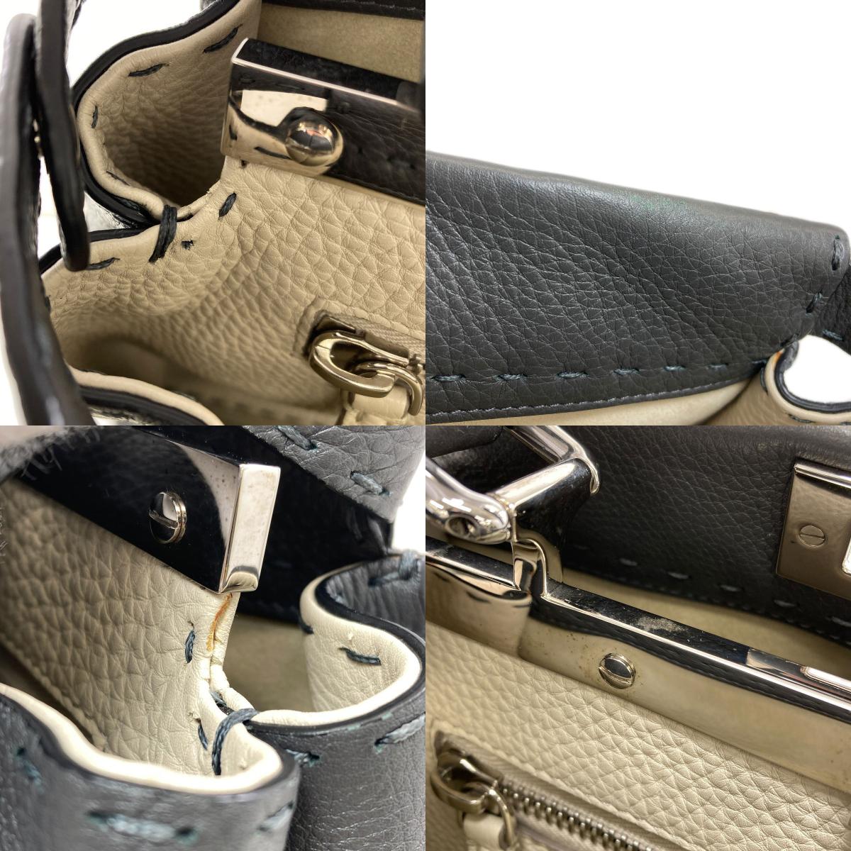 フェンディ ピーカブー ミディアム セレリア 2WAY ハンドバッグ 中古 商品画像17