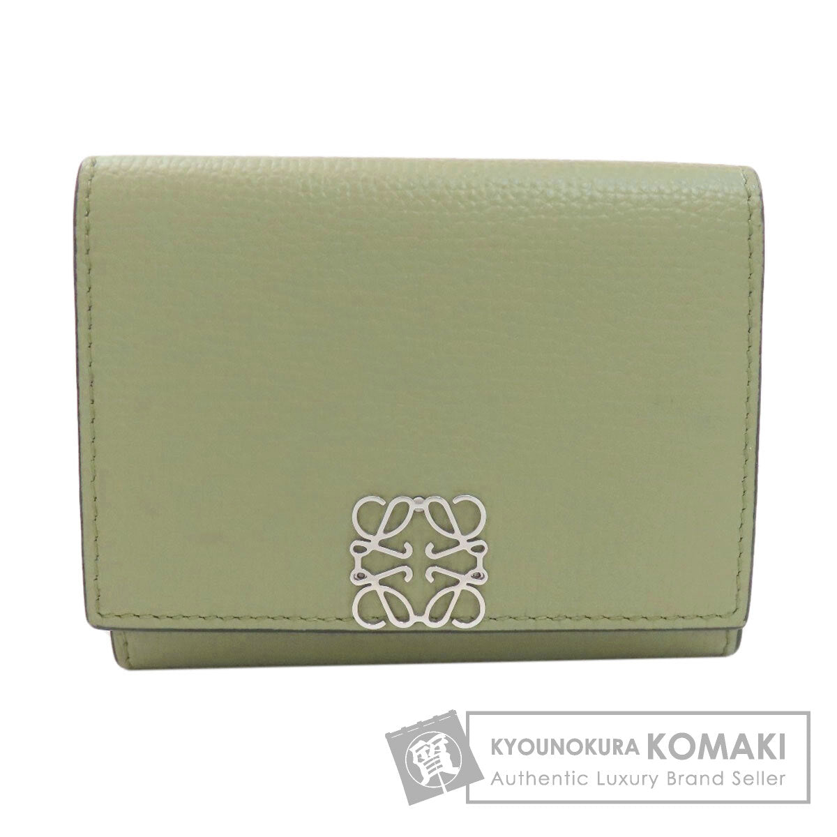ロエベ アナグラム トライフォールド ウォレット 二つ折り財布（小銭入れあり） 中古 商品画像1