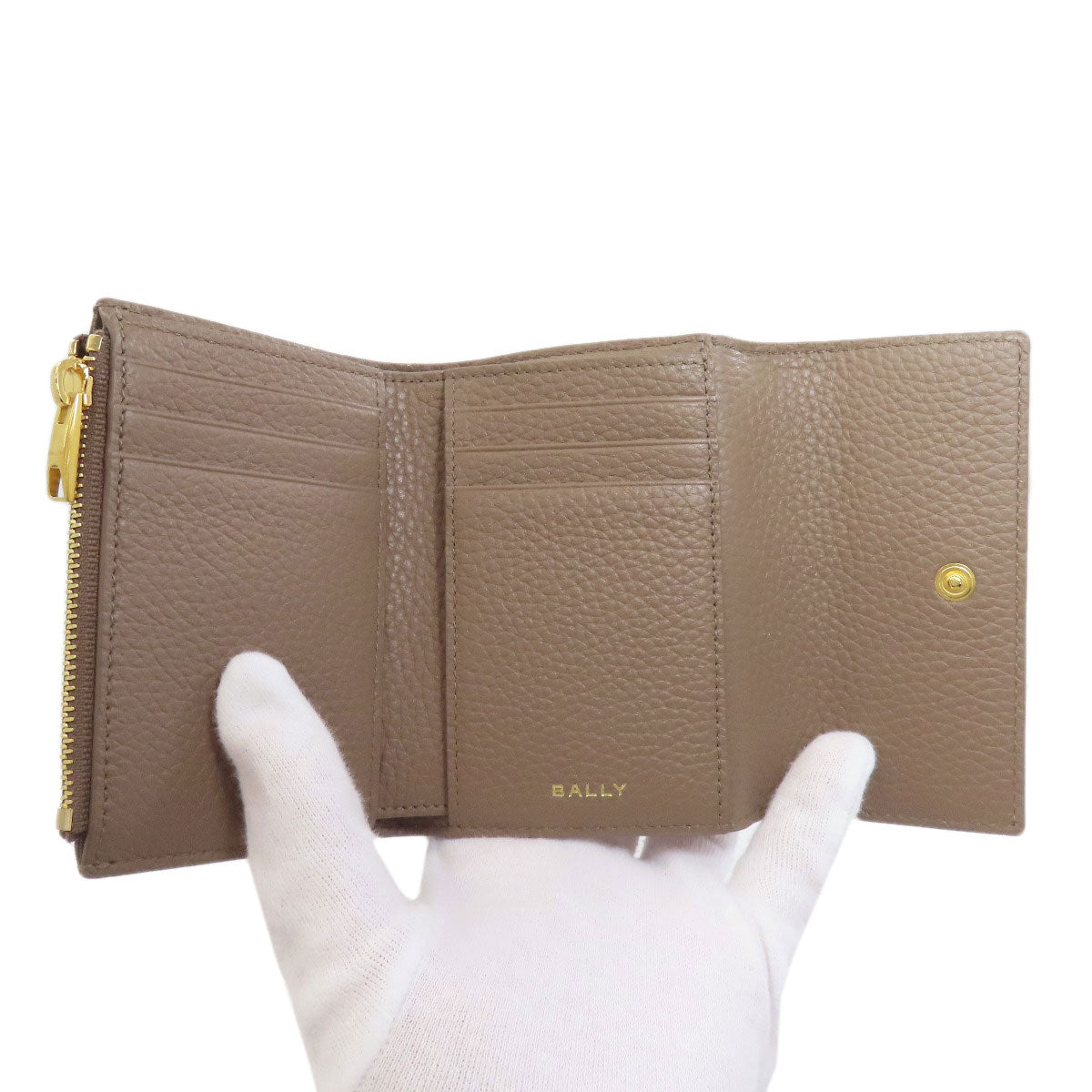 バリー ロゴ 二つ折り財布（小銭入れあり） 中古 商品画像5