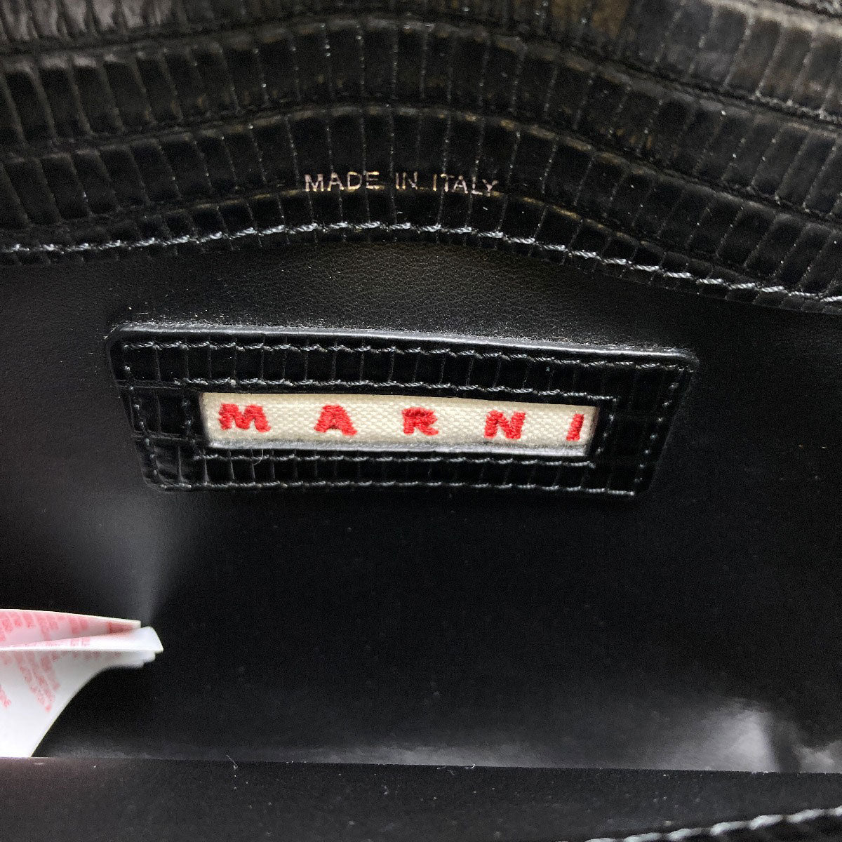 マルニ トランクリバース 型押し ショルダーバッグ 中古 商品画像7