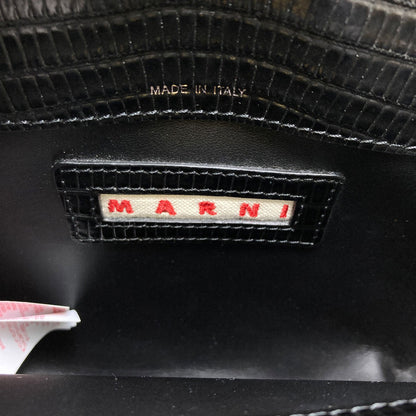 マルニ トランクリバース 型押し ショルダーバッグ 中古 商品画像7
