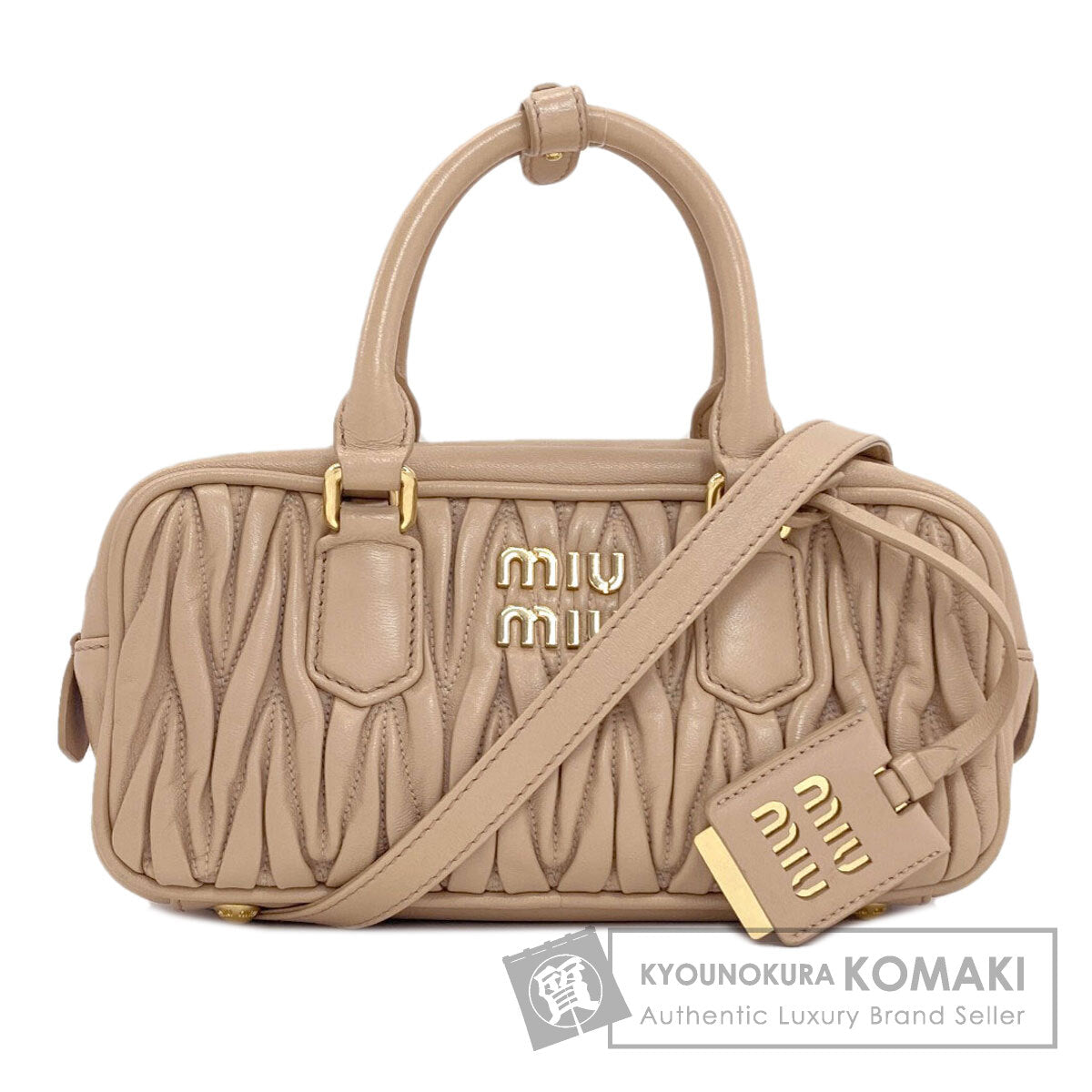 ミュウミュウ マテラッセ 2WAY ハンドバッグ 中古 商品画像1