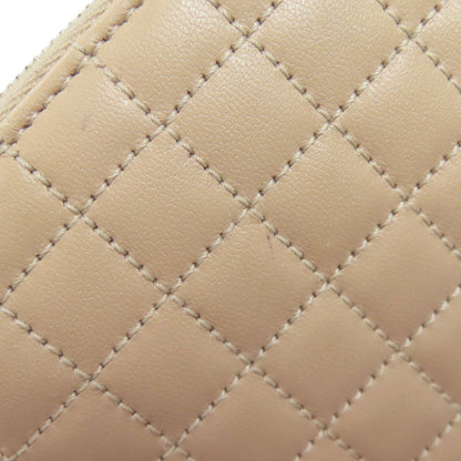 CELINE セリーヌ ラウンドファスナー キルティング 長財布（小銭入れあり） レザー レディース 中古