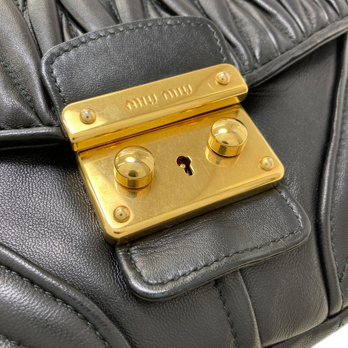 ミュウミュウ バイカー ショルダーバッグ 中古 商品画像13