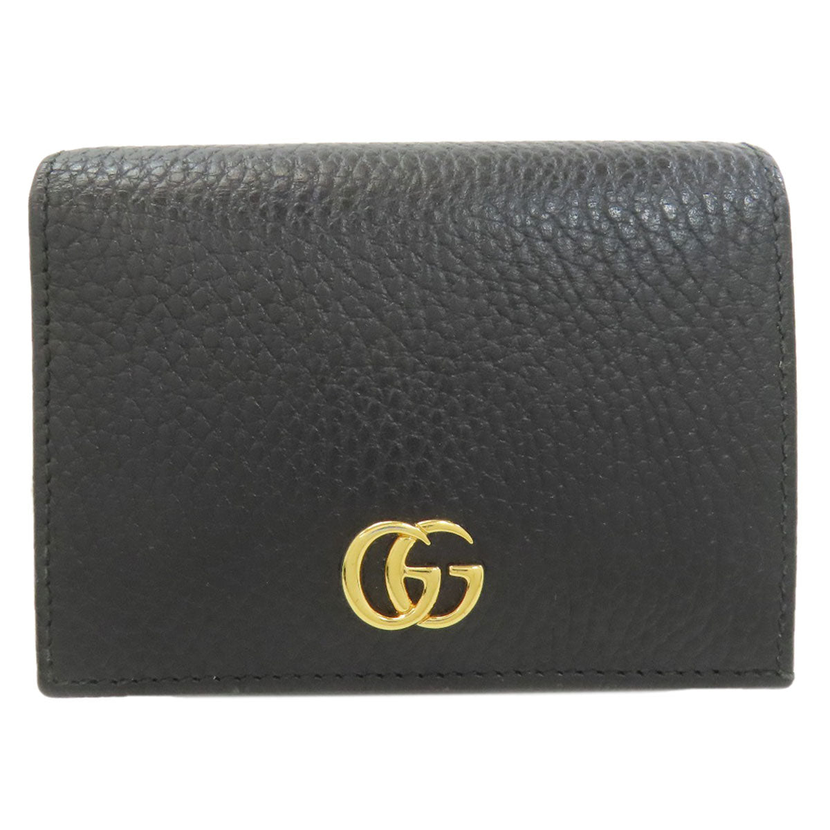 GUCCI グッチ 456126 GGマーモント ダブルG 二つ折り財布（小銭入れあり） レザー レディース 中古