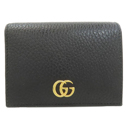 GUCCI グッチ 456126 GGマーモント ダブルG 二つ折り財布（小銭入れあり） レザー レディース 中古
