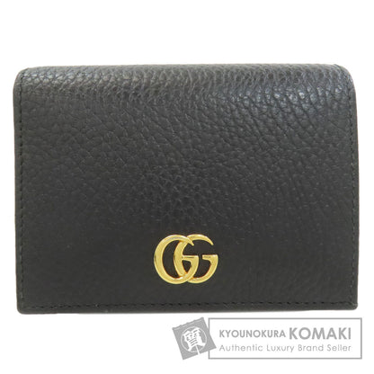 GUCCI グッチ 456126 GGマーモント ダブルG 二つ折り財布（小銭入れあり） レザー レディース 中古