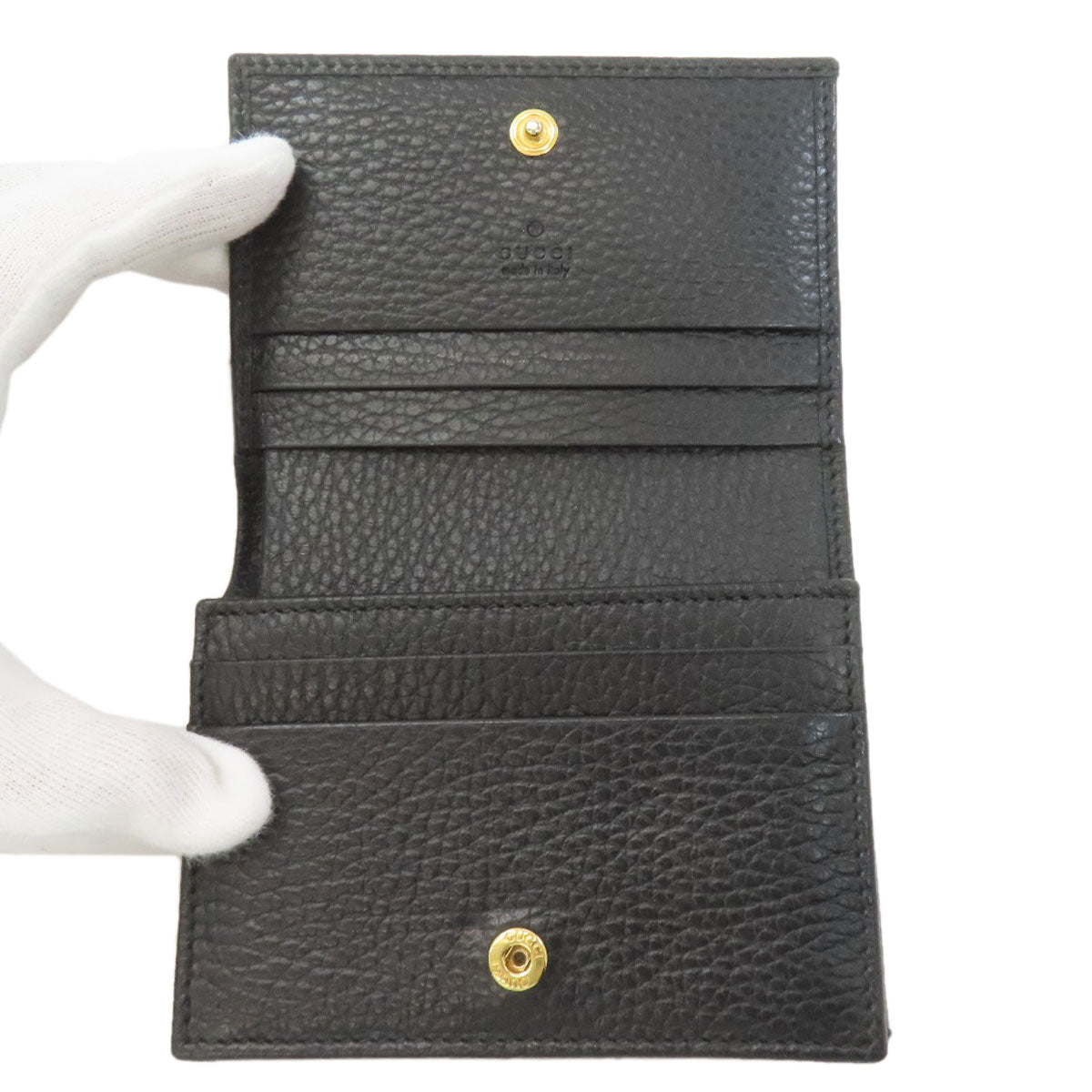 GUCCI グッチ 456126 GGマーモント ダブルG 二つ折り財布（小銭入れあり） レザー レディース 中古