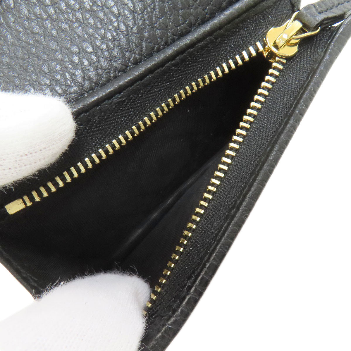 GUCCI グッチ 456126 GGマーモント ダブルG 二つ折り財布（小銭入れあり） レザー レディース 中古