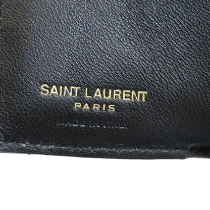 イヴ・サンローラン Vステッチ カサンドラ 三つ折り財布（小銭入れあり） 中古 商品画像8