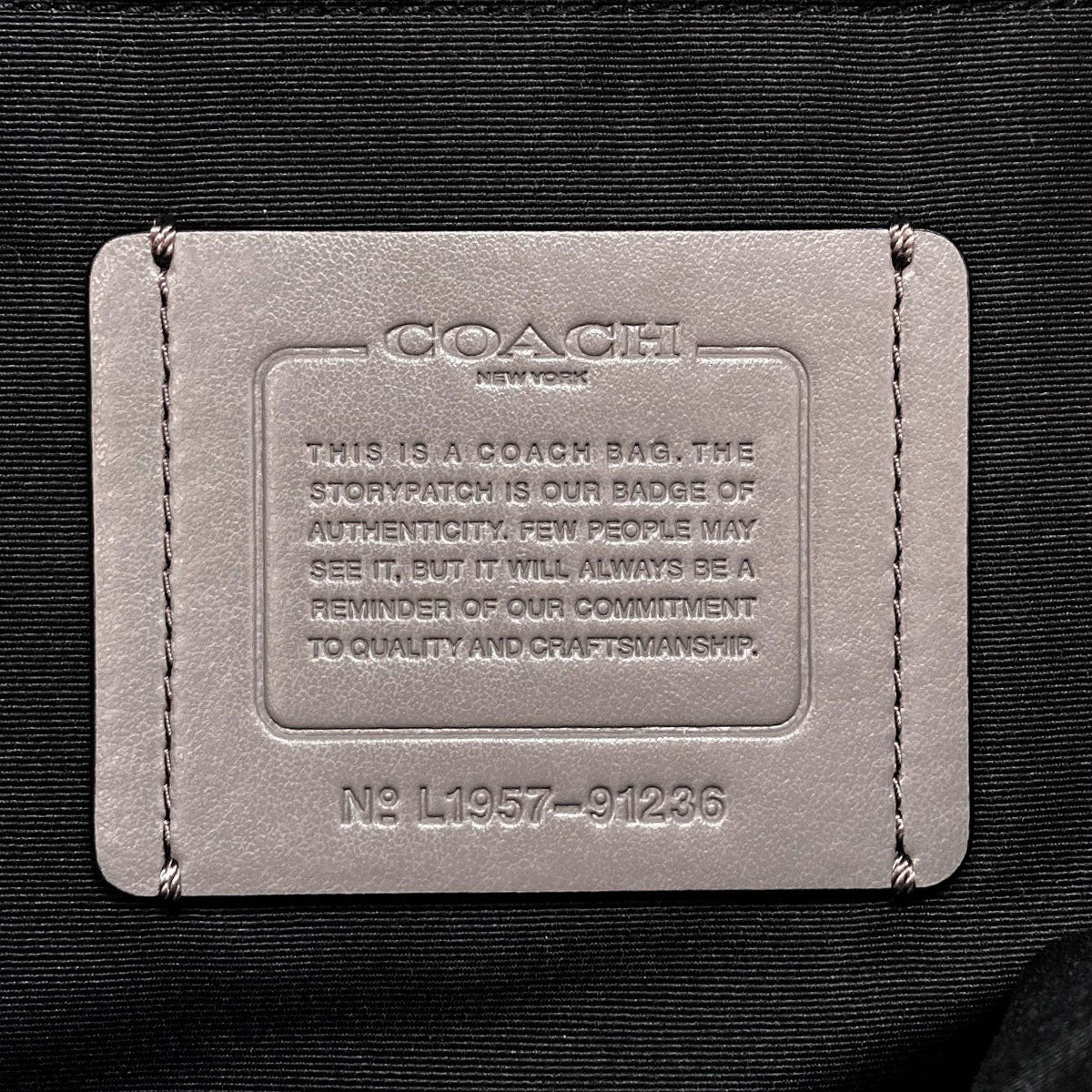 コーチ 91236 ロゴ リュック・デイパック 中古 商品画像7
