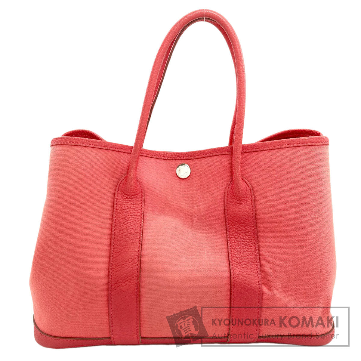 エルメス ガーデンパーティTPM シルバー ハンドバッグ 中古 商品画像1