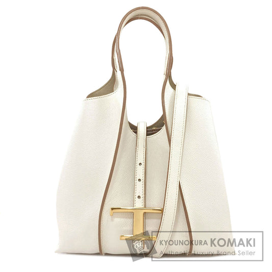 トッズ Tタイムレス ショッピング 2WAY ハンドバッグ 中古 商品画像1
