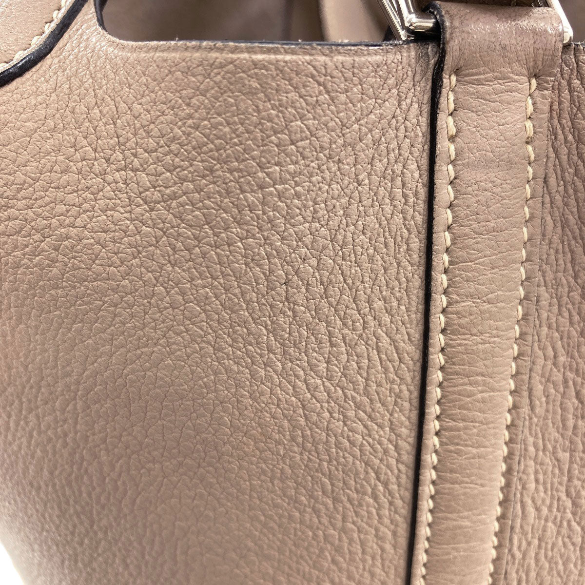 エルメス ピコタンPM トゥルティエールグレー シルバー金具 ハンドバッグ 中古 商品画像13
