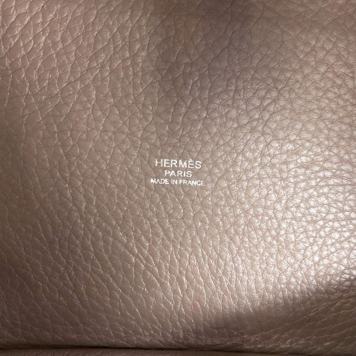 エルメス ピコタンPM トゥルティエールグレー シルバー金具 ハンドバッグ 中古 商品画像7