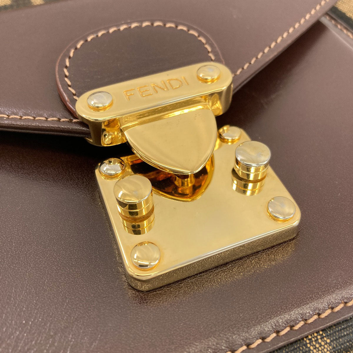フェンディ ズッカ柄 2WAY ハンドバッグ 中古 商品画像12