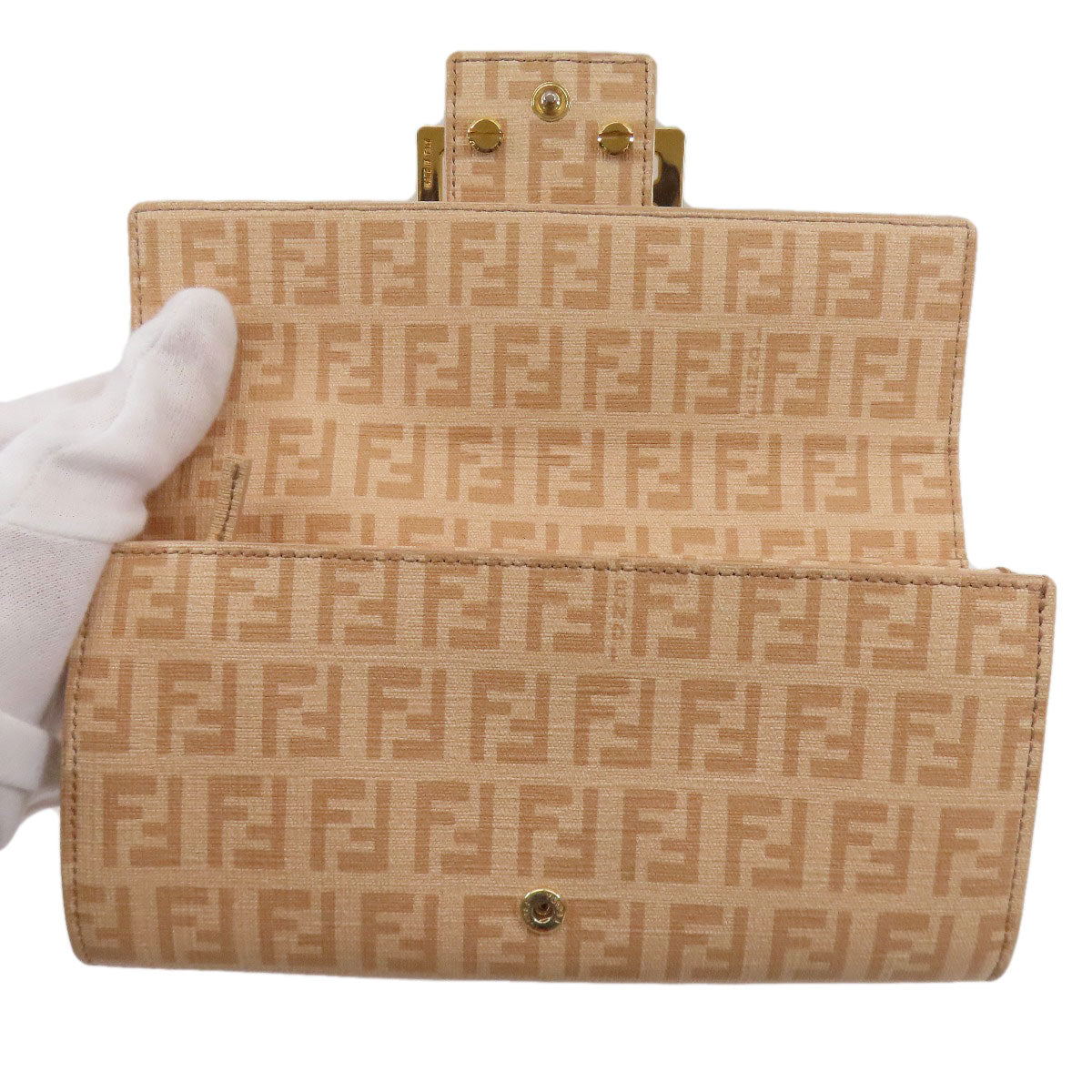 フェンディ ズッキーノ柄 長財布（小銭入れあり） 中古 商品画像5