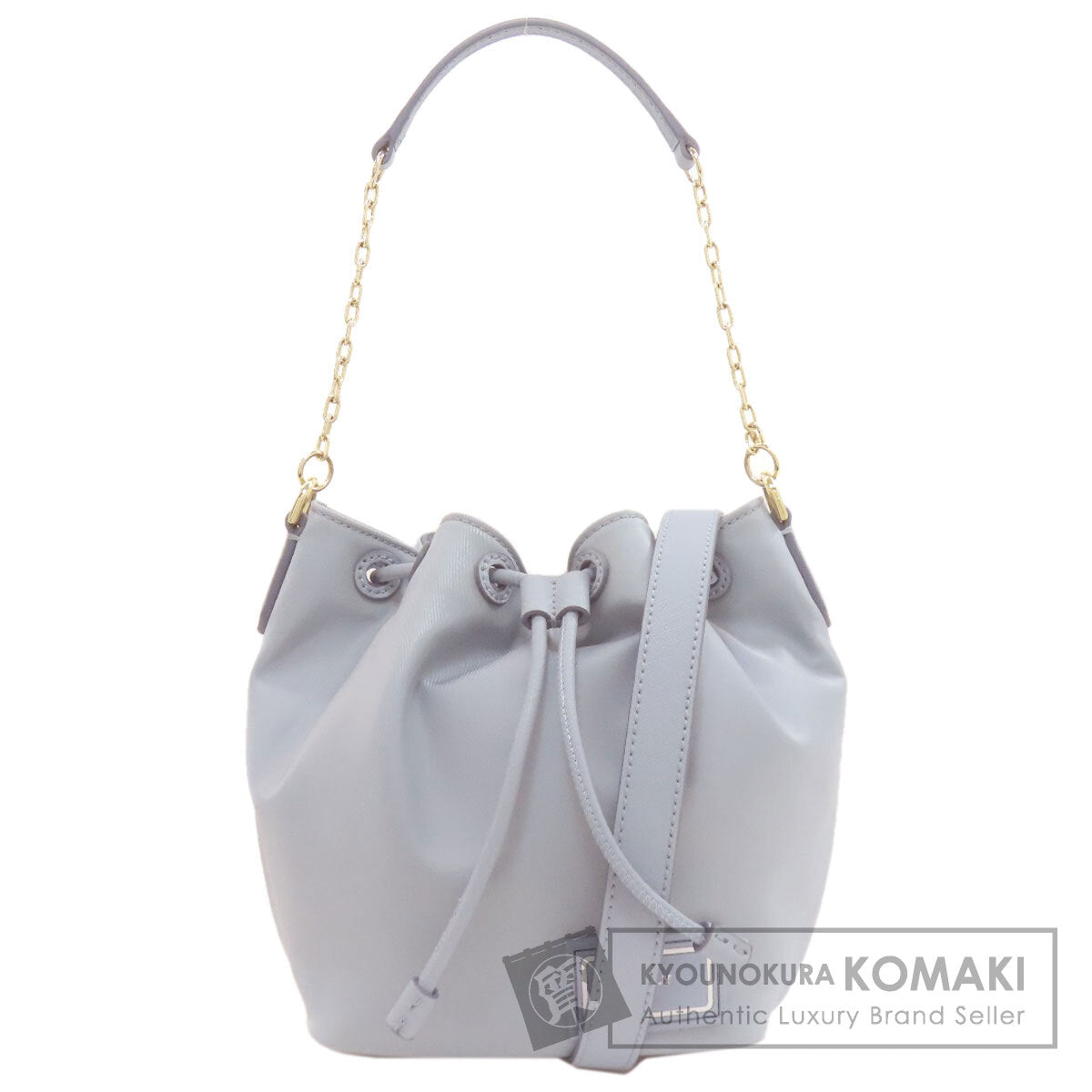 バリー 巾着バッグ 2WAY ハンドバッグ 中古 商品画像1