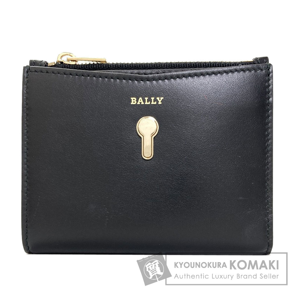バリー ロゴ 二つ折り財布（小銭入れあり） 中古 商品画像1