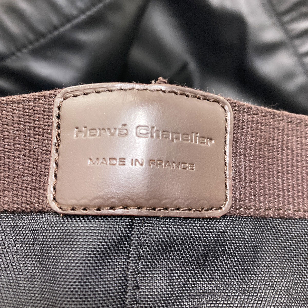 エルベ・シャプリエ 舟形トート ハンドバッグ 中古 商品画像7