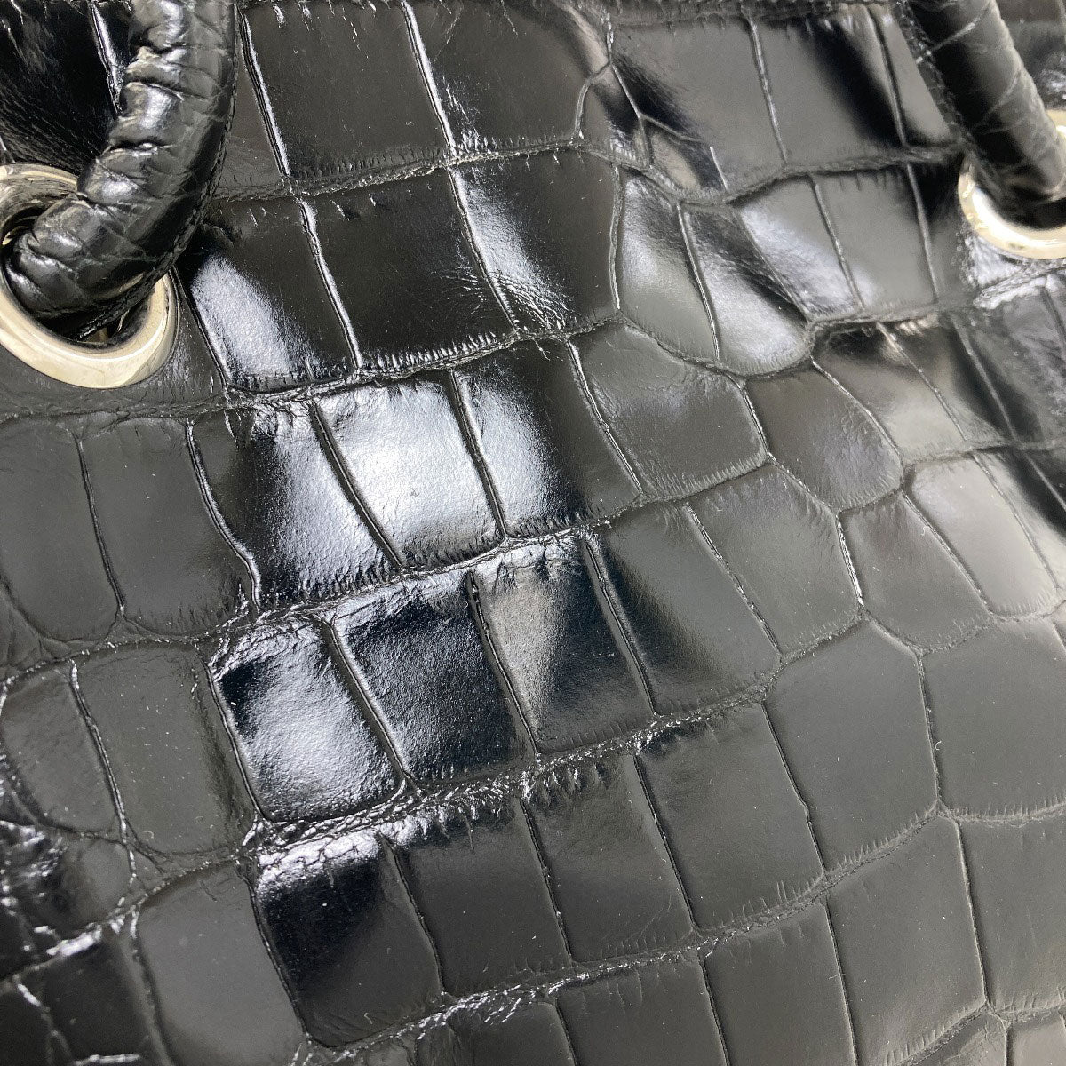 フルラ 型押し トートバッグ 中古 商品画像10