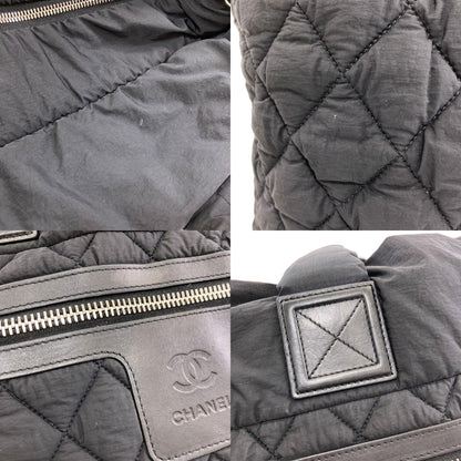 CHANEL シャネル コココクーン シルバー金具 トートバッグ ナイロン レディース 中古
