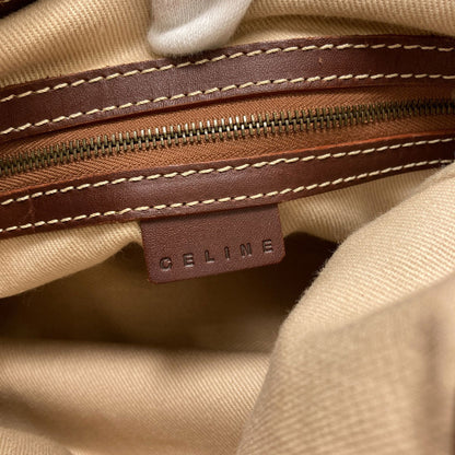 CELINE セリーヌ マカダム トートバッグ キャンバス レディース 中古