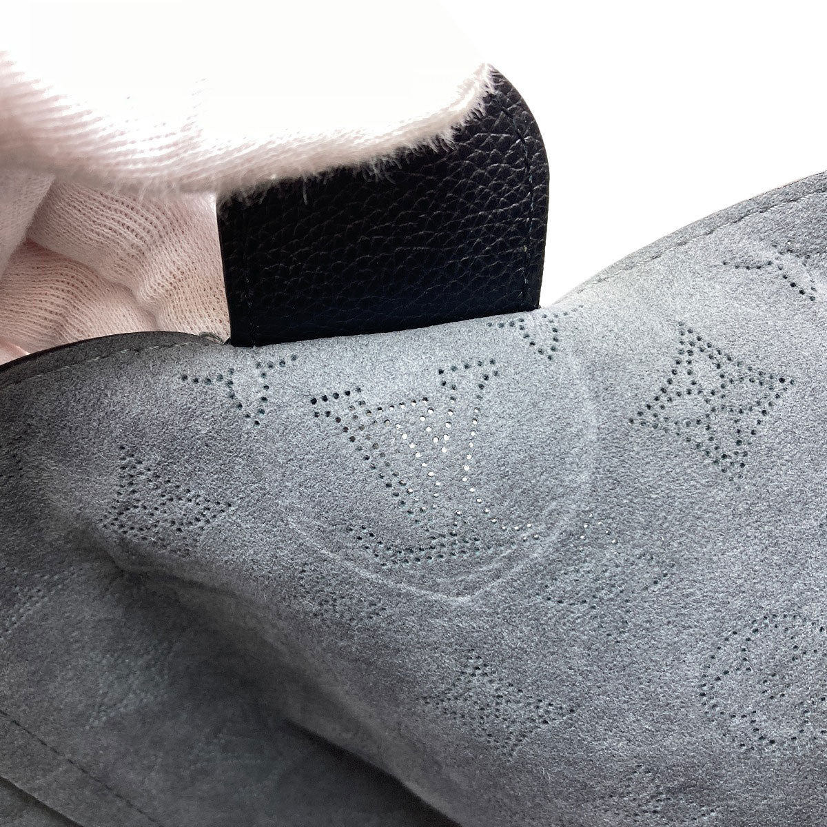 LOUIS VUITTON ルイヴィトン M54354 ヒナMM トートバッグ マヒナレザー レディース 中古
