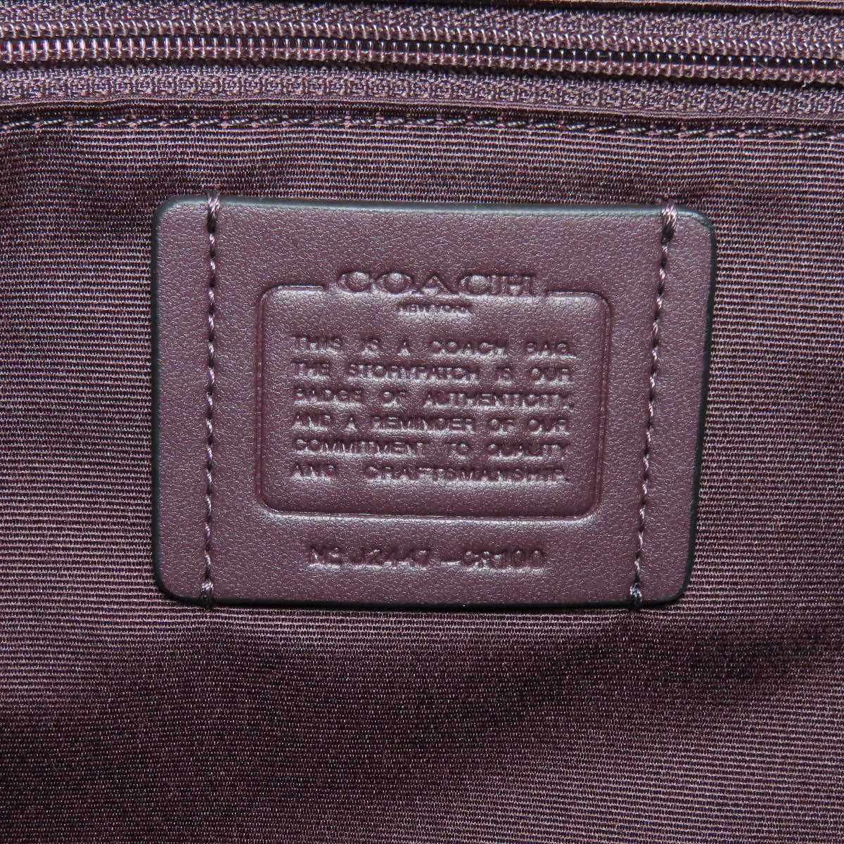 COACH コーチ CR100 ペース リュック・デイパック レザー レディース 中古