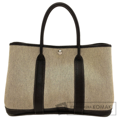 HERMES エルメス ガーデンパーティTPM シルバー金具 ハンドバッグ トワルアッシュ レディース 中古