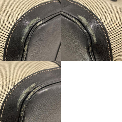 HERMES エルメス ガーデンパーティTPM シルバー金具 ハンドバッグ トワルアッシュ レディース 中古