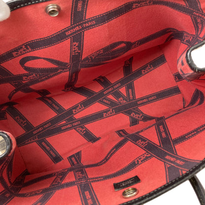 HERMES エルメス ガーデンパーティTPM シルバー金具 ハンドバッグ トワルアッシュ レディース 中古