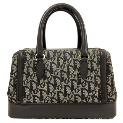 CHRISTIAN DIOR クリスチャンディオール トロッター柄 ハンドバッグ キャンバス レディース 中古